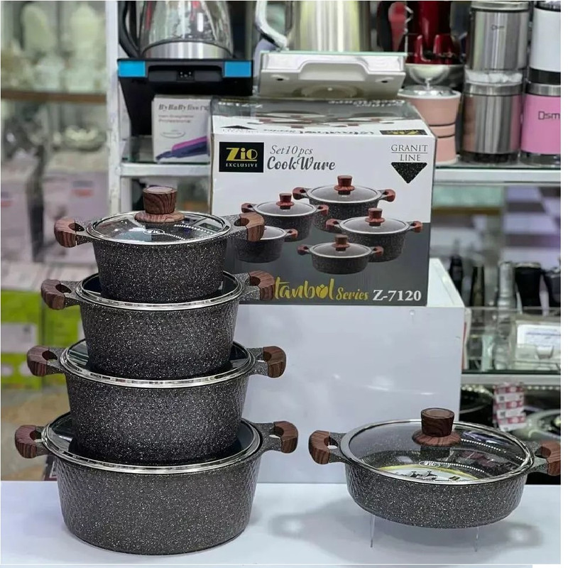 سرویس پخت و پز 10 پارچه زیو مدل z-7120 — تصویر ۴