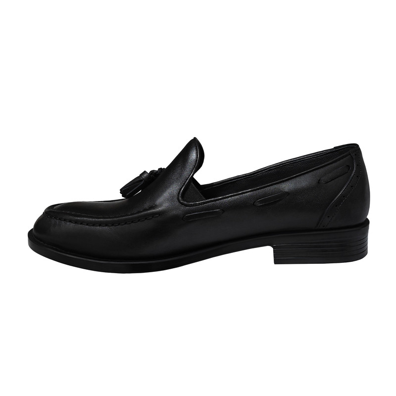 کفش رسمی مردانه چرم تبریز مدل Tassel Loafer — تصویر ۲
