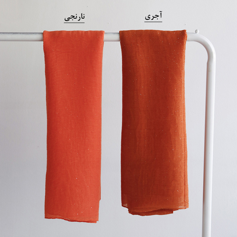 شال هیبا استایل مدل شال پلیسه حنانه با طول و عرض 60*210 سانتی‌متر — تصویر ۴