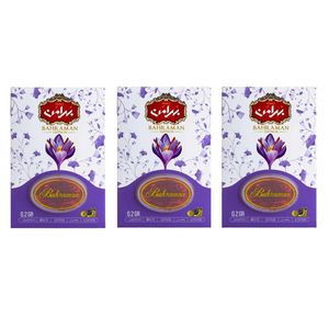 زعفران وکیوم بهرامن - 0.2 گرم مجموعه 3 عددی