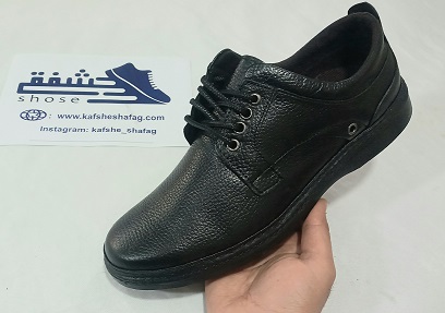 کفش چرم طبیعی مردانه — تصویر ۳