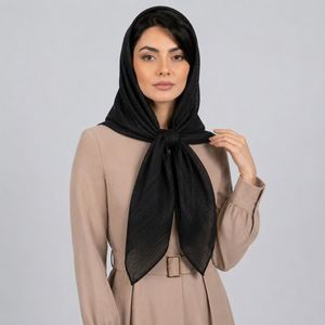 روسری نخ ساده زنانه مدل درختی با طول و عرض ۱۴۰*۱۴۰ سانتی‌متر