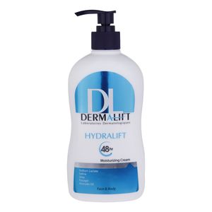 کرم مرطوب کننده دست و صورت درمالیفت مدل Hydralift مناسب پوستهای خشک حجم 400 میلیلیتر