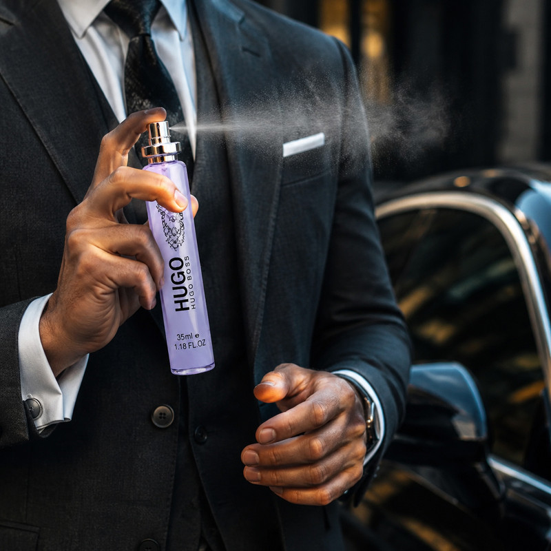 ادو پرفیوم مردانه هارلینگن مدل Hugo Boss با رایحه خنک حجم 35 میلی لیتر — تصویر ۲