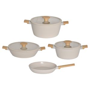 سرویس قابلمه و تابه گرانیت 7 پارچه کرکماز مدل SERAVITA کد 2793