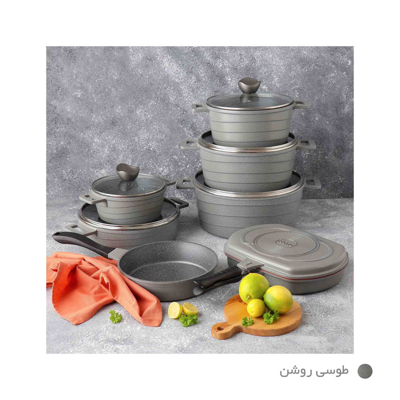 سرویس پخت و پز 13 پارچه تکنو مدل اورس — تصویر ۴