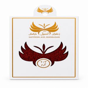 زعفران نگین مهر اصیل خراسان - 0.5 مثقال