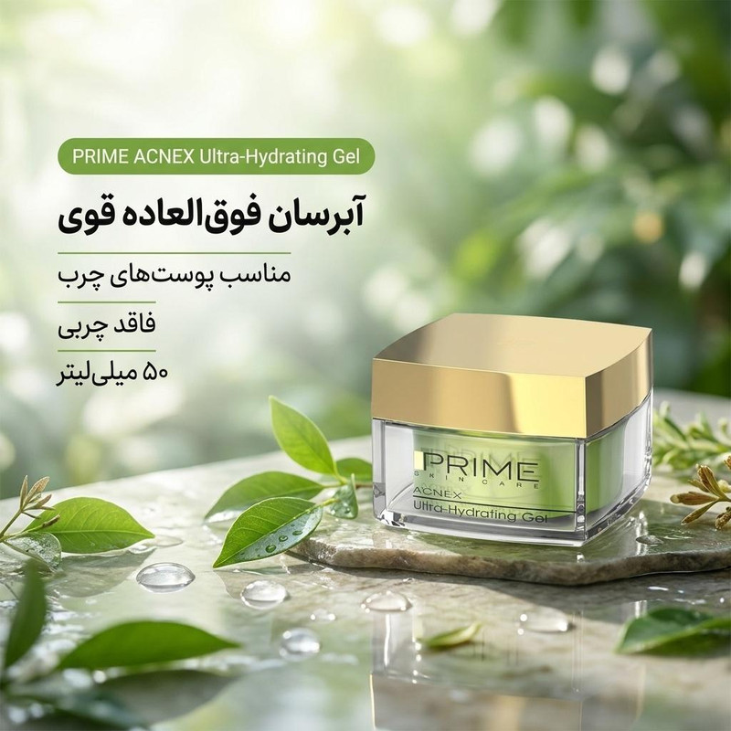 ژل آبرسان پرایم مدل 01 مناسب برای پوست های چرب حجم 50 میلی لیتر — تصویر ۲