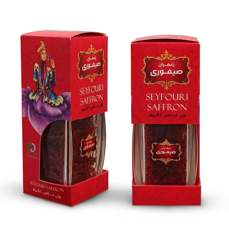 زعفران سوپر نگین صیفوری (آذین) - 1 گرم — تصویر ۲