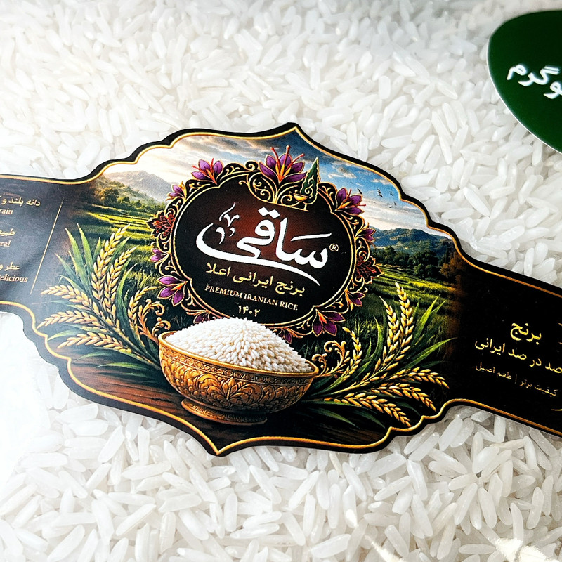 برنج ایرانی طارم محلی گیلان ساقی - 2 کیلوگرم — تصویر ۲