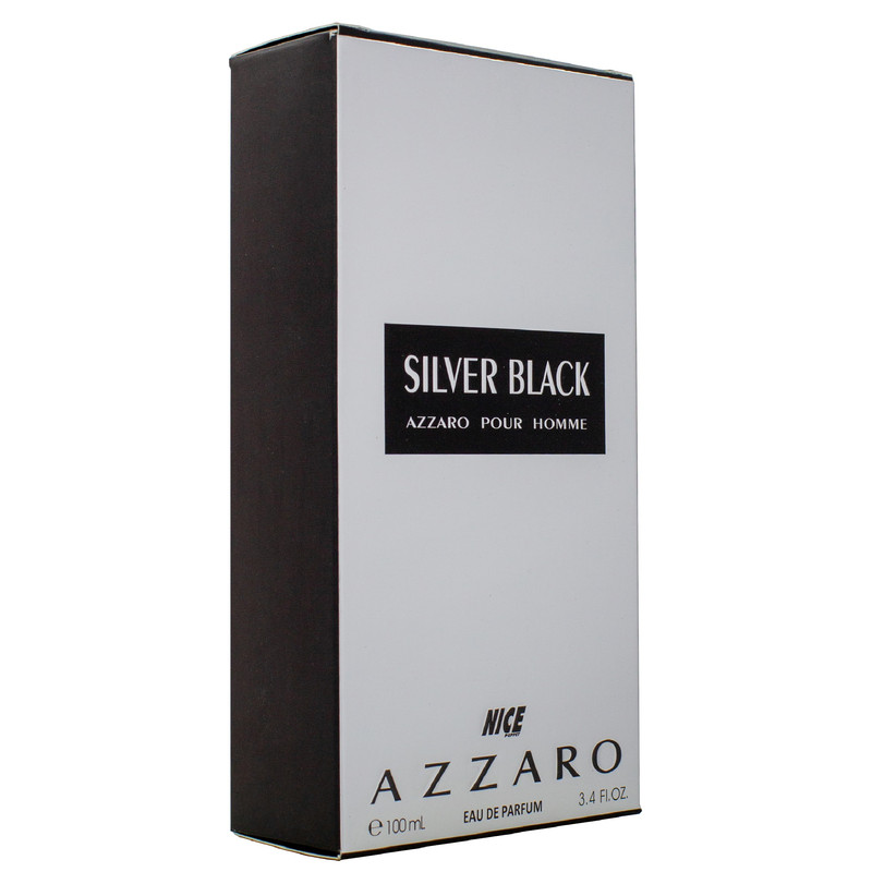 ادو پرفیوم مردانه نایس پاپت مدل Azzaro Silver Black حجم 100 میلی لیتر — تصویر ۲
