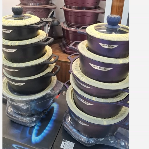 سرویس قابلمه 12 پارچ لایف اسمایل جنس عالی