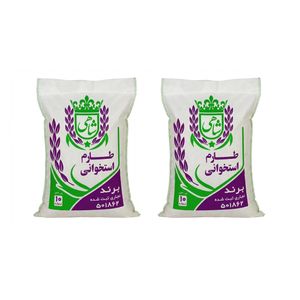 برنج ایرانی طارم استخوانی فریدونکنار شاهی - 5 کیلوگرم بسته 2 عددی