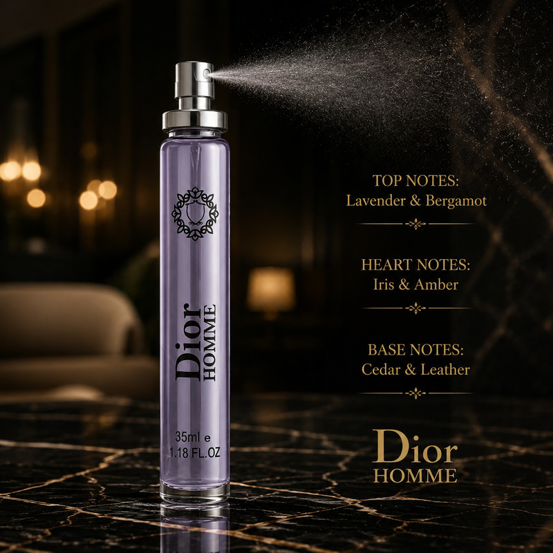 ادو پرفیوم مردانه هارلینگن مدل Dior Homme Intense با رایحه گرم حجم 35 میلی لیتر — تصویر ۴