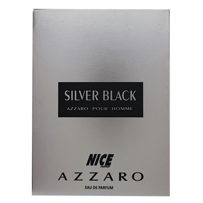 ادوپرفیوم مردانه نایس پاپت مدل azzaro silver black حجم 85 میلی لیتر — تصویر ۳