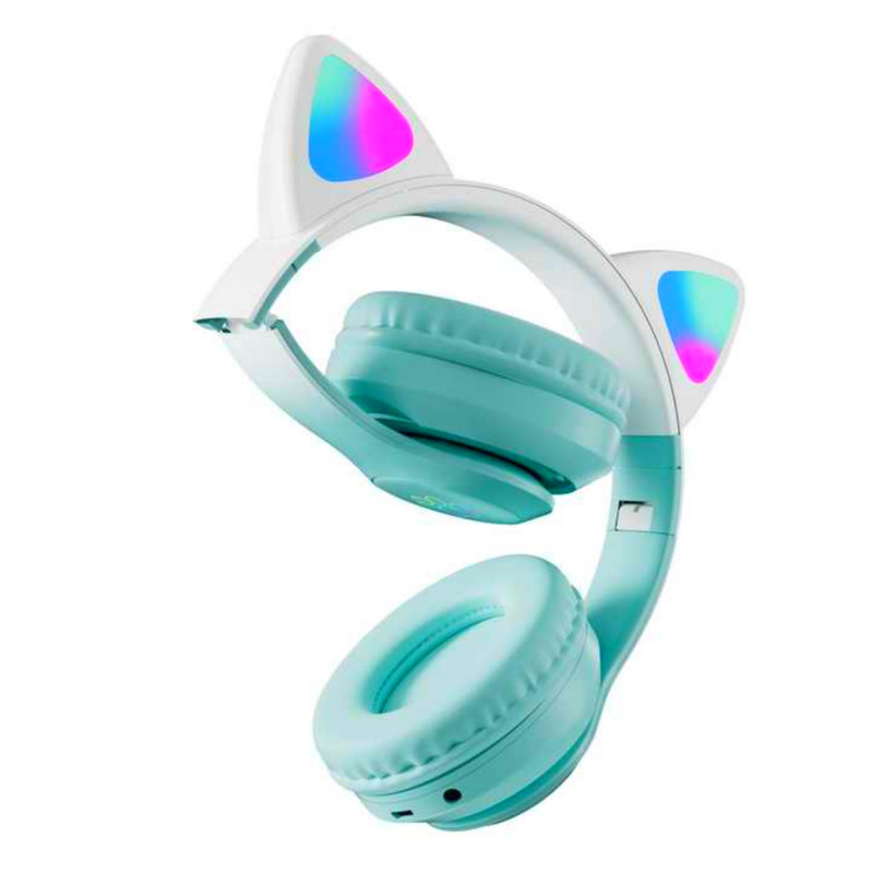 هدفون بلوتوثی مدل STN-28 Pro طرح Cat Ear 2023 — تصویر ۲