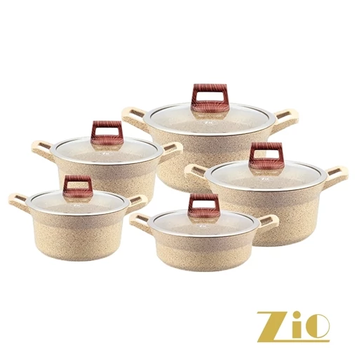سرویس قابلمه 10 پارچه گرانیتی زیو مدل Z-7160