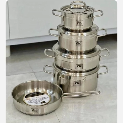 سرویس قابلمه استیل 9 پارچه زیو Zio-ZCS1360