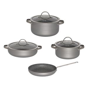 سرویس قابلمه و تابه گرانیت 7 پارچه کرکماز مدل 3-2619