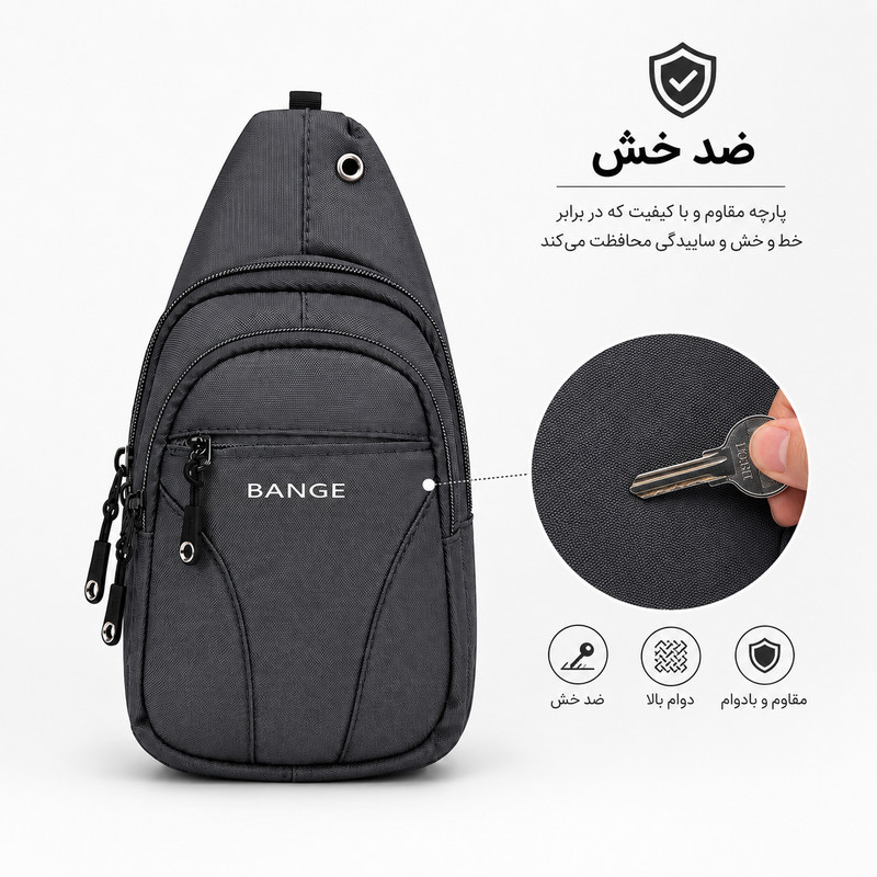 کیف کراس بادی مردانه و زنانه بنج مدل LAVIA — تصویر ۴
