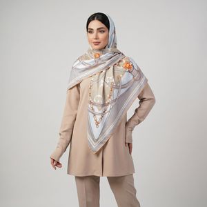 روسری زنانه مدل ابریشم توییل بهاره کد 9068