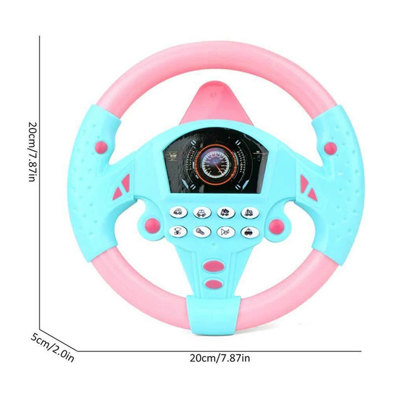 اسباب بازی ناب سل مدل فرمان ماشین داشبوردی موزیکال Musical steering wheel — تصویر ۳