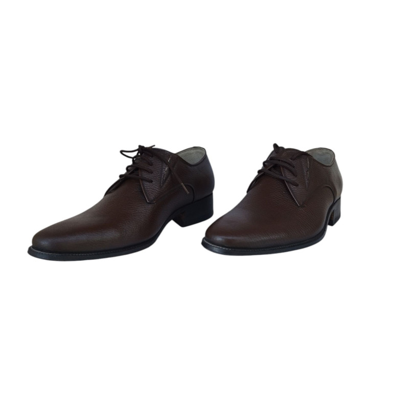 کفش رسمی مردانه دست دوز چرم طبیعی مدل CHR 671 DST — تصویر ۲