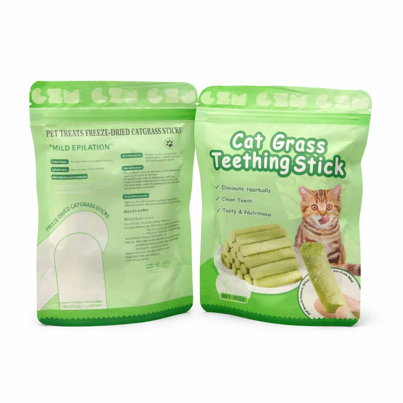 تشویقی گربه سی زد ام مدل Cat Grass Teething Stick طعم مرغ وزن 30 گرم — تصویر ۳