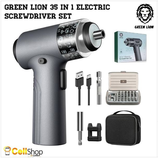 پیچ گوشتی شارژی گرین لاین مدل GN35IN1ELSDG — تصویر ۵