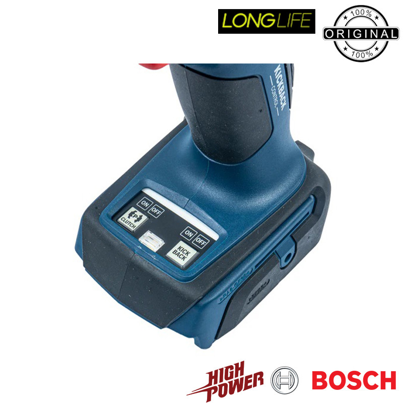 دریل پیچ گوشتی شارژی ضربه ای بوش مدل سه حالته فوق هوشمند GSB 18 V 90 C — تصویر ۲