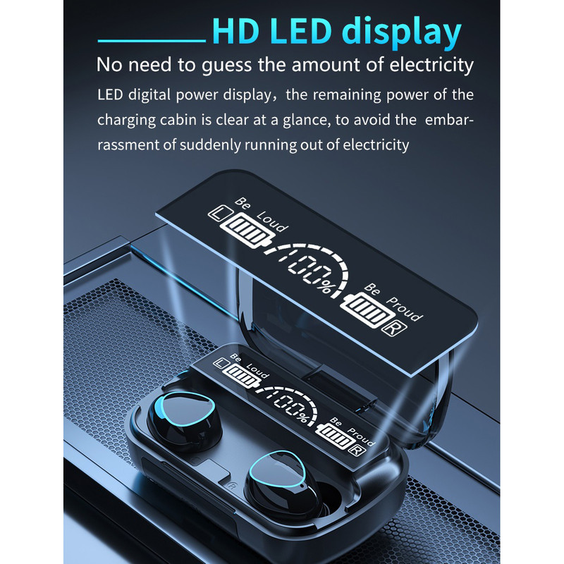 هدفون بلوتوثی مدل M10 V5.3 Touch version B — تصویر ۳