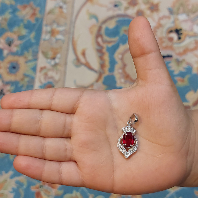 گردنبند نقره زنانه مدل AV190N-S9 C5 — تصویر ۵