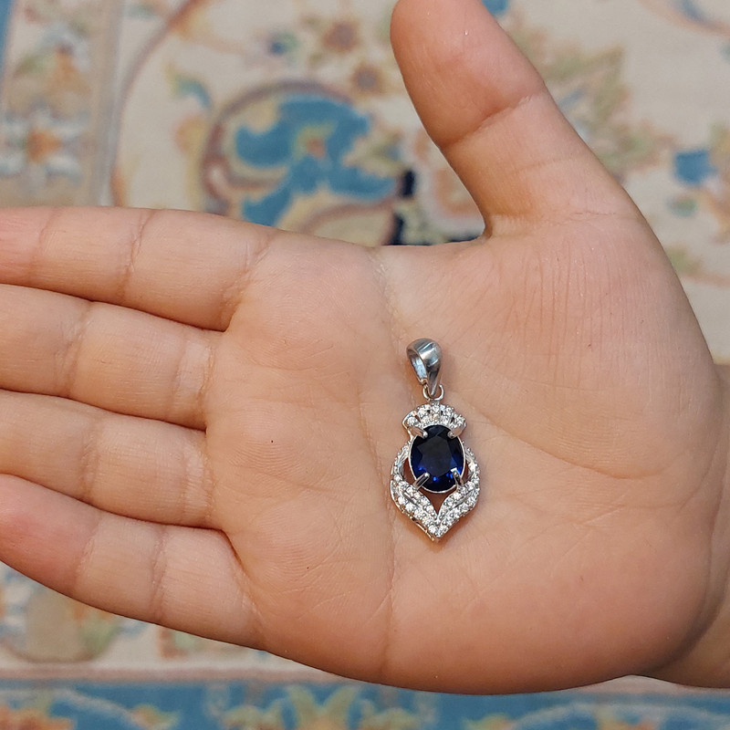 گردنبند نقره زنانه مدل AV190N-S9 C2 — تصویر ۵
