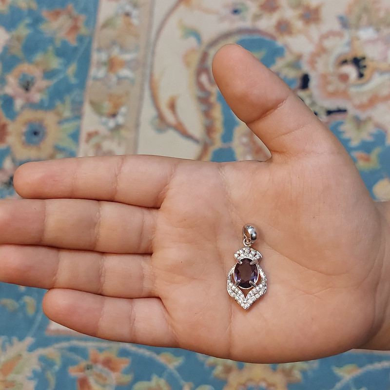 گردنبند نقره زنانه مدل AV190N-S9 C4 — تصویر ۵