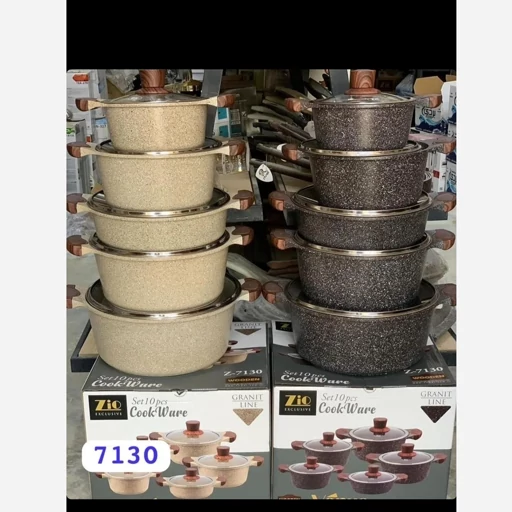 سرویس قابلمه 10 پارچه زیو مدل Z-7130