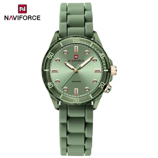 ساعت مچی زنانه مدل NAVIFORCE 7115 سبز