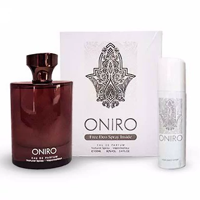 ادکلن اونیرو مردانه فرگرانس ورد 100 میل (همراه با اسپری) (Oniro(Fragrance World