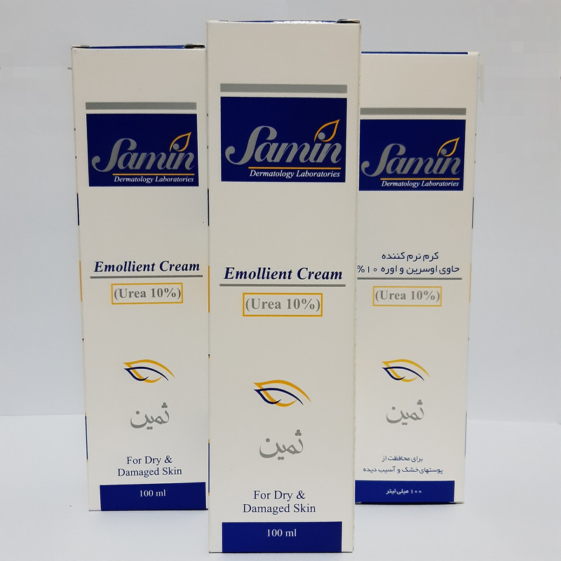 کرم نرم کننده ثمین مدل اوسرین و اوره 10 درصد حجم 100 میلی لیتر بسته 3 عددی — تصویر ۳