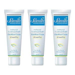 کرم نرم کننده ثمین مدل اوسرین و اوره 10 درصد حجم 100 میلی لیتر بسته 3 عددی