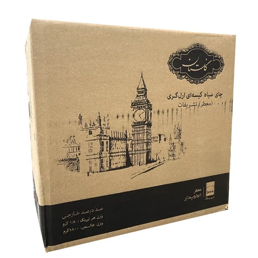 چای کیسه ای معطر گلستان بسته 1000 عددی (ارل گری)