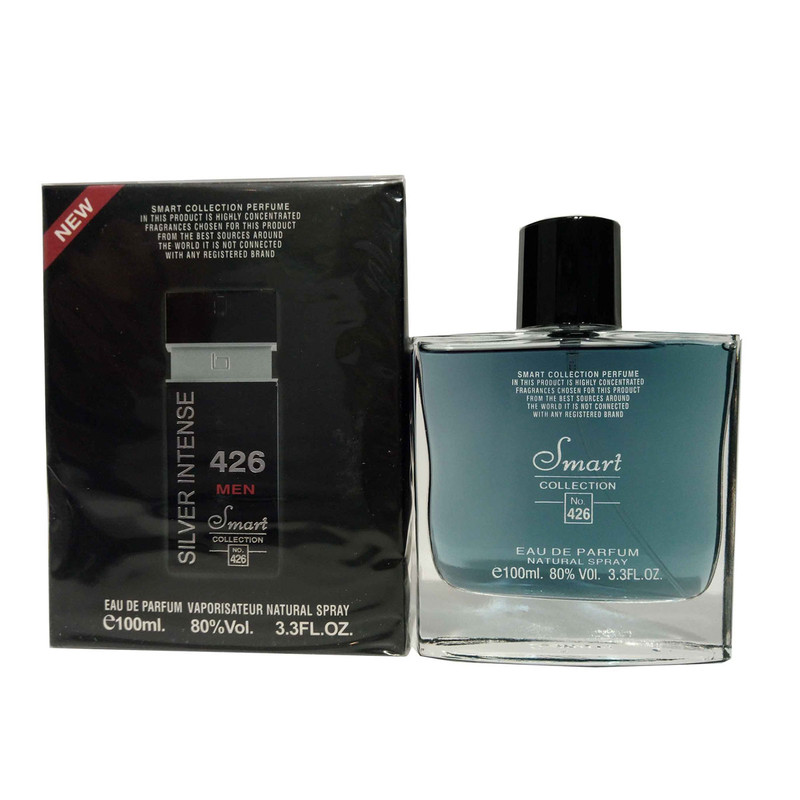 ادو پرفیوم مردانه اسمارت کالکشن مدل Silver Intense 426 حجم 100 میلی لیتر — تصویر ۲