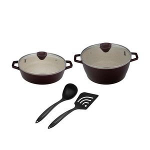 سرویس قابلمه و تابه گرانیتی 6 پارچه دسینی مدل CLASSIC