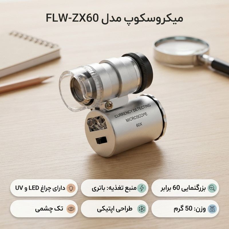 میکروسکوپ مدل FLW-ZX60 — تصویر ۲
