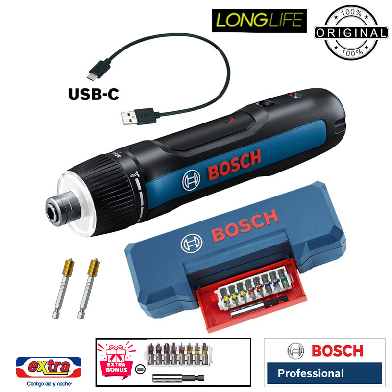 پیچ گوشتی شارژی بوش مدل حرفه ای 3.6 ولت کد 06019H2201 + 11 Extra — تصویر ۴