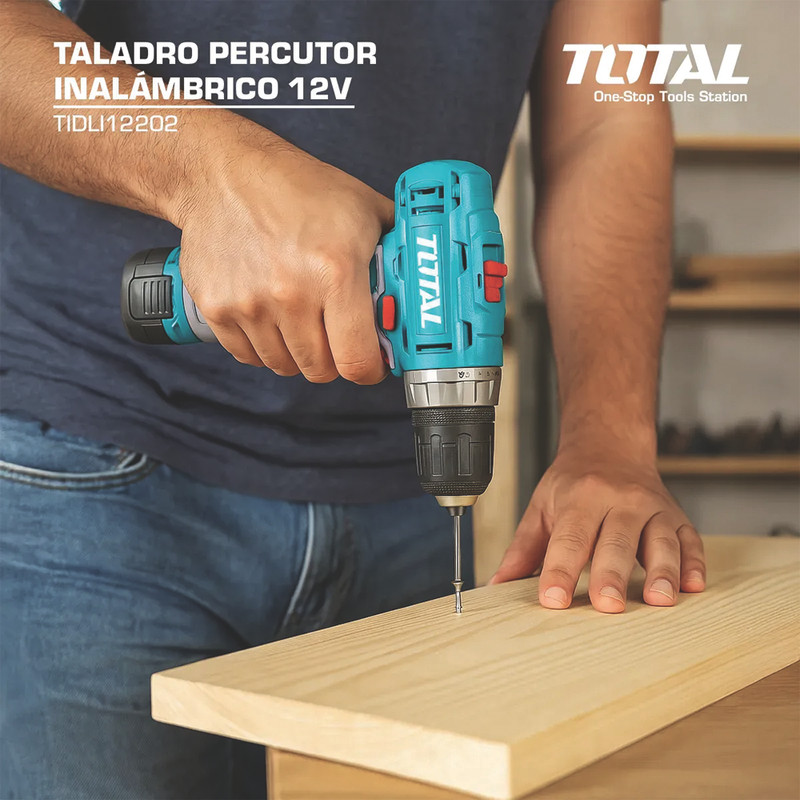 پیچ گوشتی شارژی 12 ولت توتال مدل TDLI-12202-12V — تصویر ۳