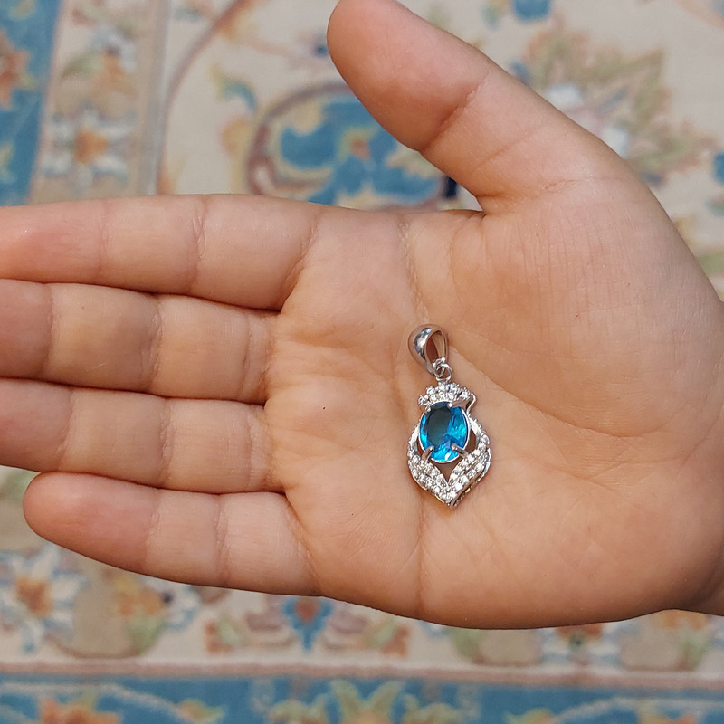 گردنبند نقره زنانه مدل AV190N-S9 C1 — تصویر ۵