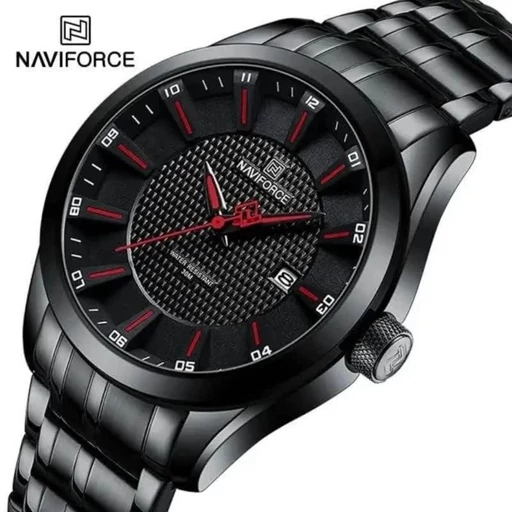 ساعت مچی مردانه نیوی فورس NAVIFORCE مدل NF8032 ژاپنی آبی — تصویر ۲