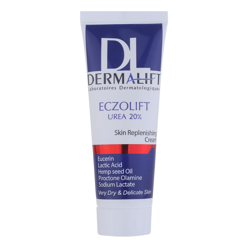 کرم مرطوب کننده بدن درمالیفت مدل ECZOLIFT UREA 20% مناسب پوست‌های خشک حجم 40 میلی لیتر — تصویر ۲