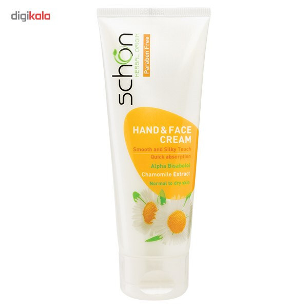 کرم مرطوب‌کننده دست، صورت شون مدل Chamomile Cream 75ml مناسب برای خشک، معمولی حجم 75 میلی‌لیتر — تصویر ۳