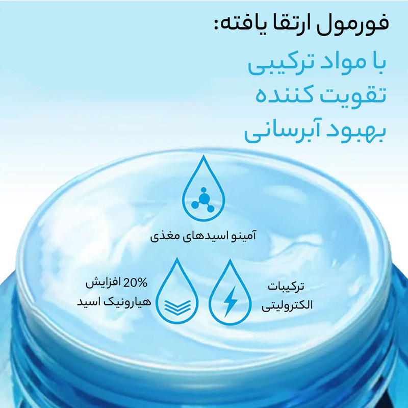 ژل آبرسان نوتروژینا مدل hydro boost aqua gel حجم 50 میلی لیتر — تصویر ۳